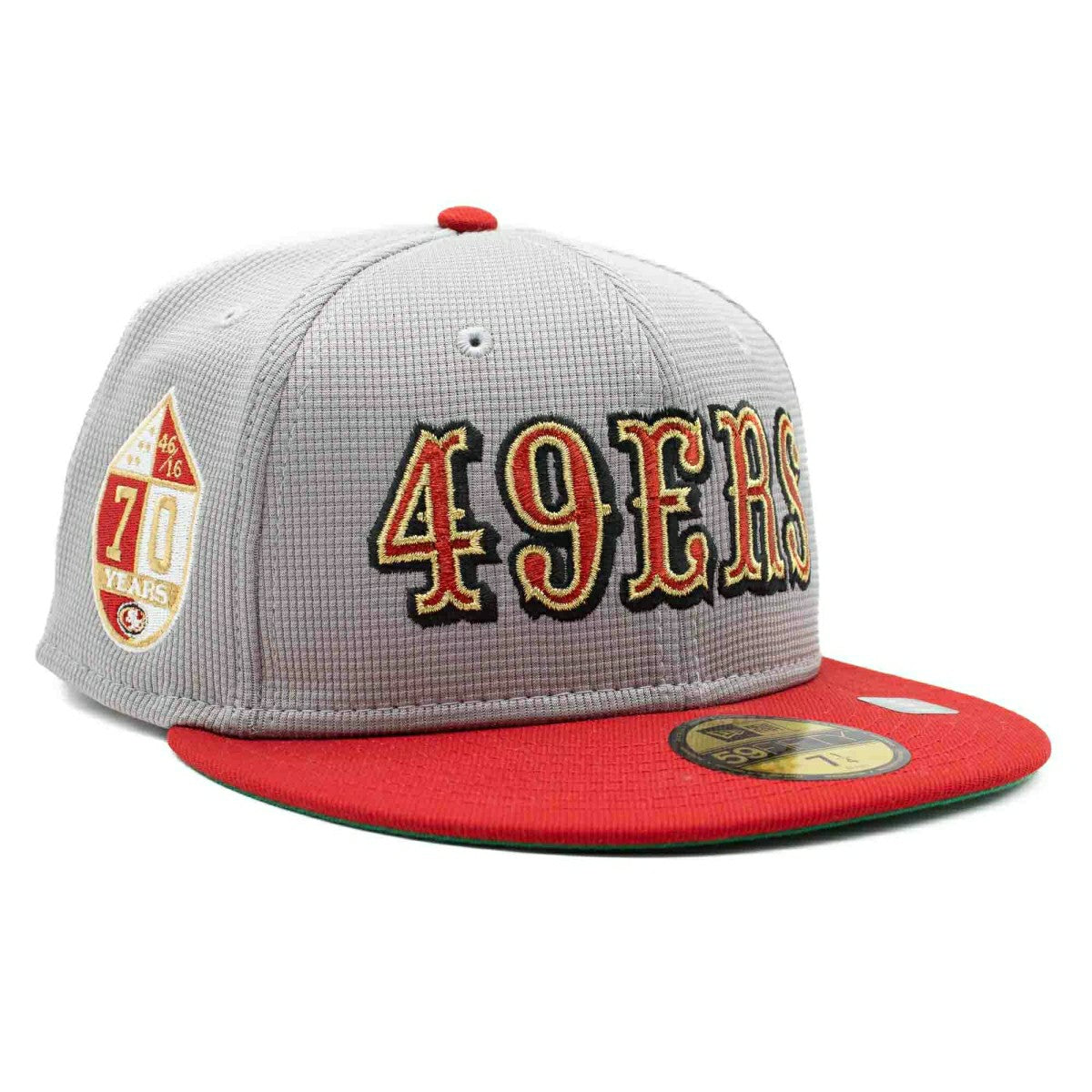 San Francisco 49ers Pivot Mesh Crown New Era 59FIFTY Fitted NFL Cap - Taass for sale