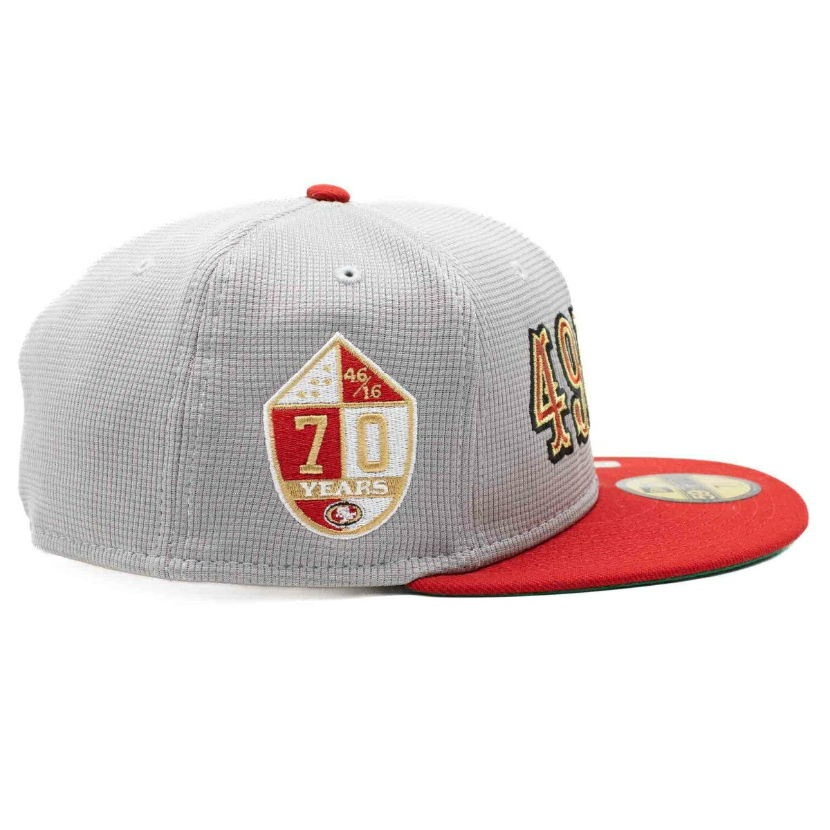 San Francisco 49ers Pivot Mesh Crown New Era 59FIFTY Fitted NFL Cap - Taass for sale