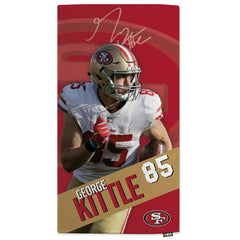 George Kittle San Francisco 49ers NFL Beach Towel - Taass Online