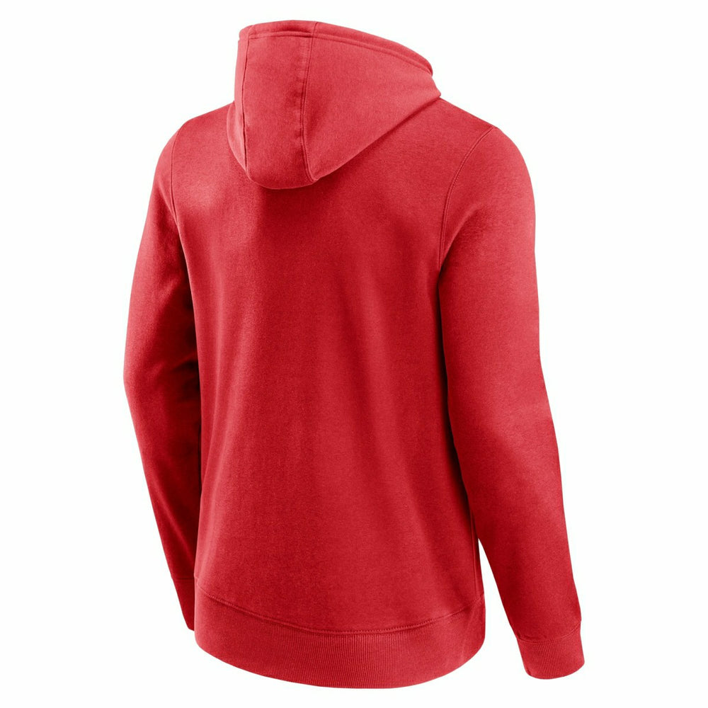 San Francisco 49ers Chrome Logo NFL Hoodie Red - Taass US