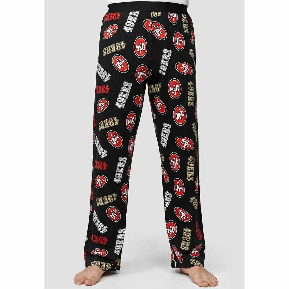 San Francisco 49ers Recovered NFL Lounge Pants Black - Taass outlet