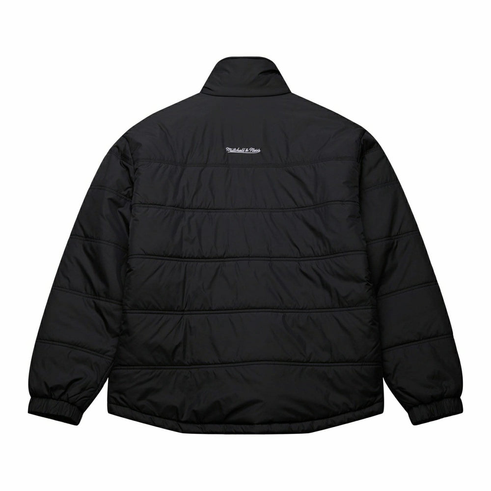 San Francisco 49ers Mitchell & Ness In The Clutch Puffer NFL Jacket Black - Taass US