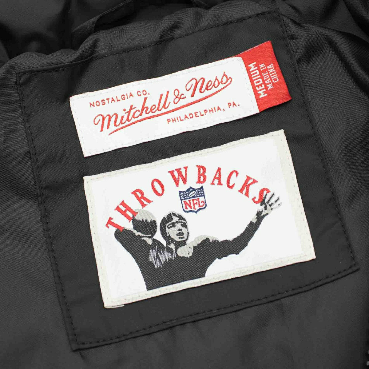 San Francisco 49ers Mitchell & Ness In The Clutch Puffer NFL Jacket Black - Taass US