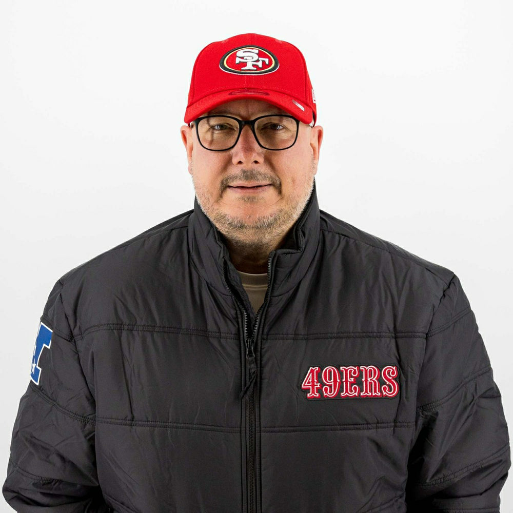 San Francisco 49ers Mitchell & Ness In The Clutch Puffer NFL Jacket Black - Taass US