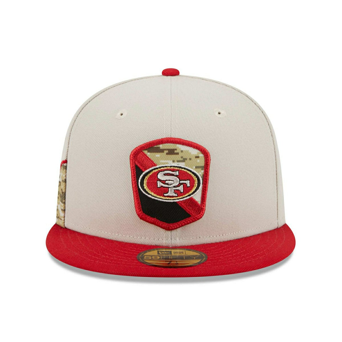 San Francisco 49ers 2023 NFL Salute to Service New Era 59FIFTY Fitted Cap - Taass Online