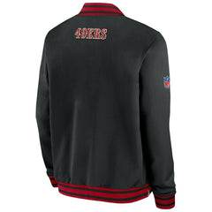 San Francisco 49ers NFL Sideline Nike Coach Bomber Jacket - Taass discount