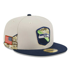 Seattle Seahawks 2023 NFL Salute to Service New Era 59FIFTY Fitted Cap - Taass sale