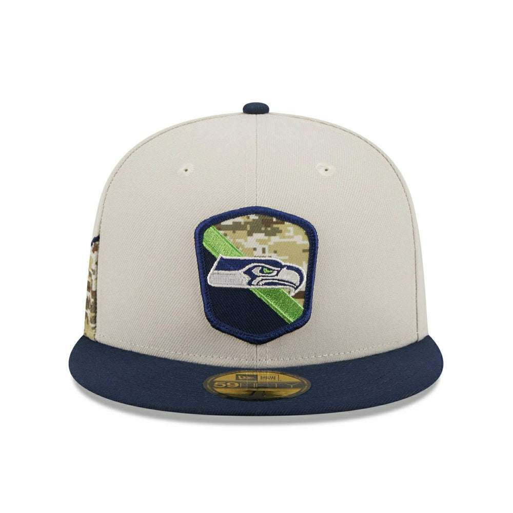 Seattle Seahawks 2023 NFL Salute to Service New Era 59FIFTY Fitted Cap - Taass sale