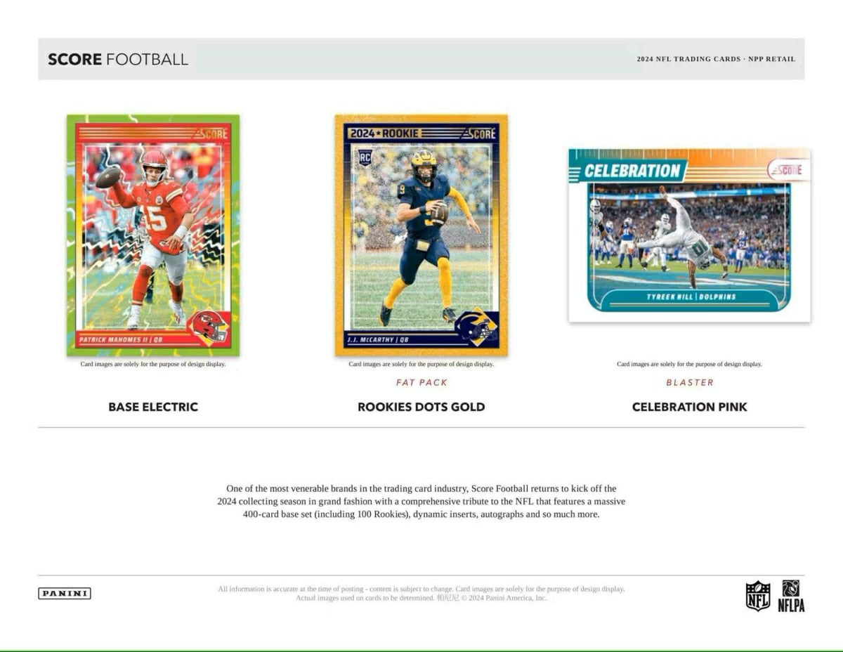 2024 Panini Score NFL Football Blaster Box - Taass outlet