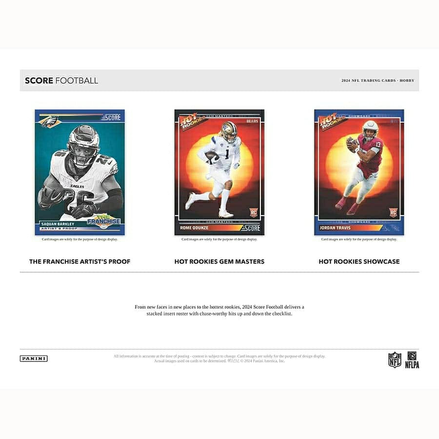2024 Panini Score Football NFL Hobby Box - Taass on sale
