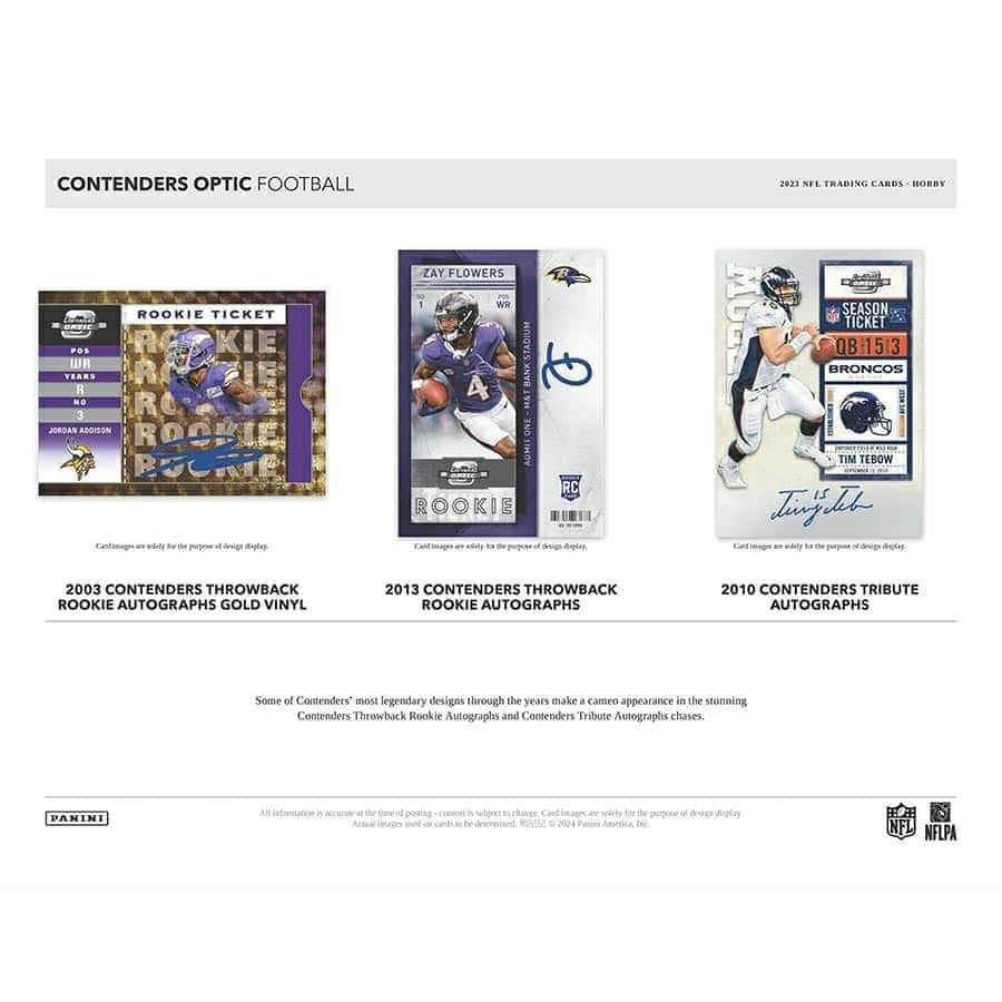 2023 Panini Contenders Optic Football NFL Hobby Box - Taass discount