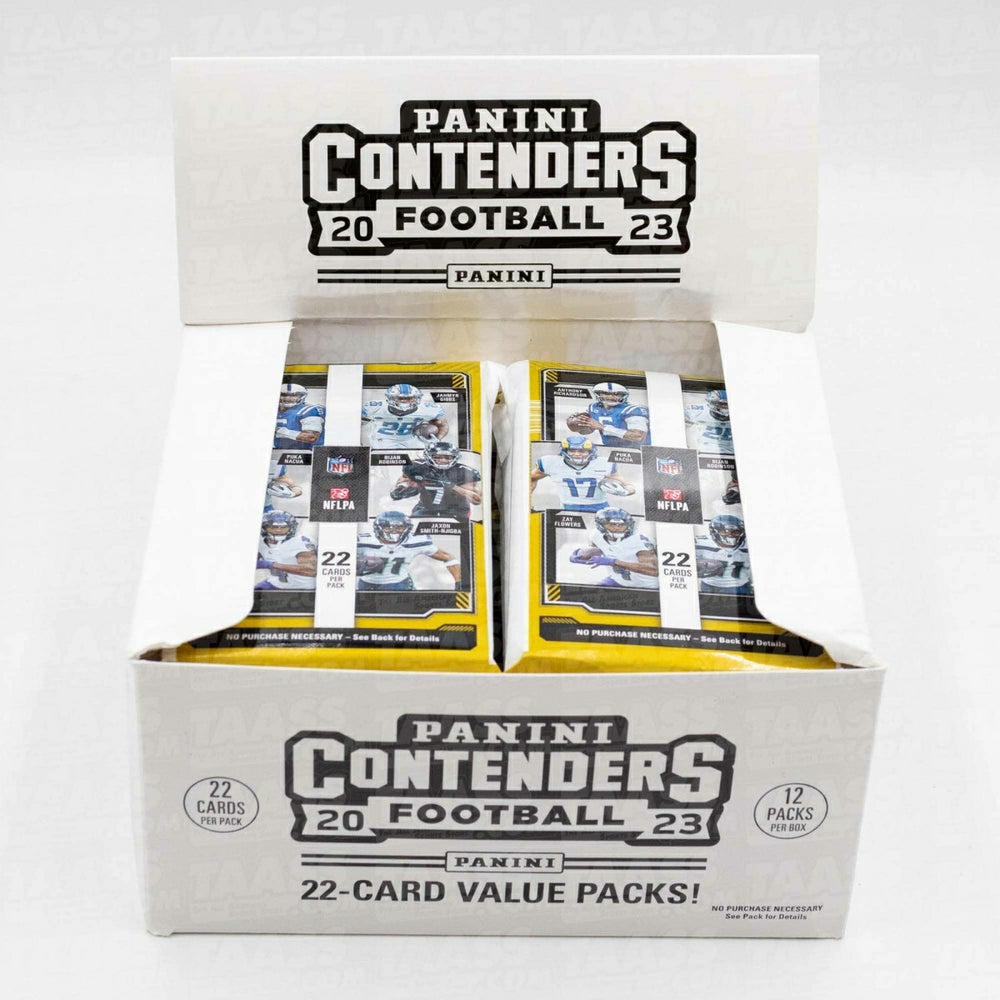 2023 Panini Contenders Football NFL Jumbo Value Fat-Pack Box - Taass US