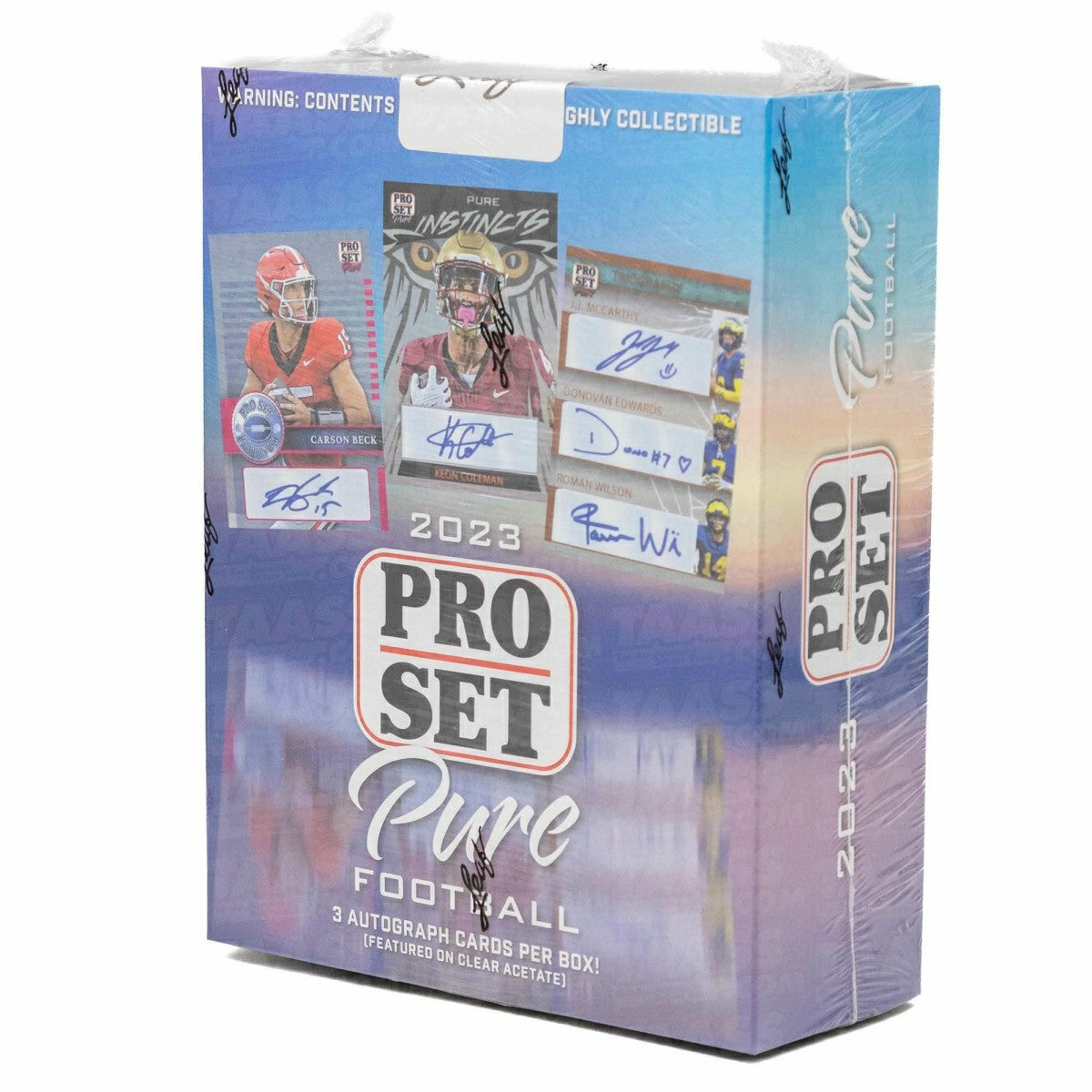 2023 Leaf Pro Set Pure Football Hobby Box - Taass Online