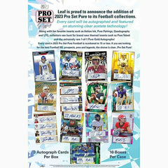 2023 Leaf Pro Set Pure Football Hobby Box - Taass Online