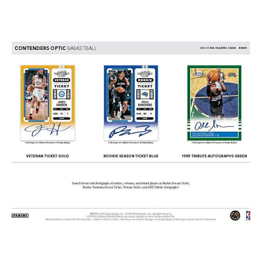 2022/23 Panini Contenders Optic Basketball NBA Hobby Box - Taass US
