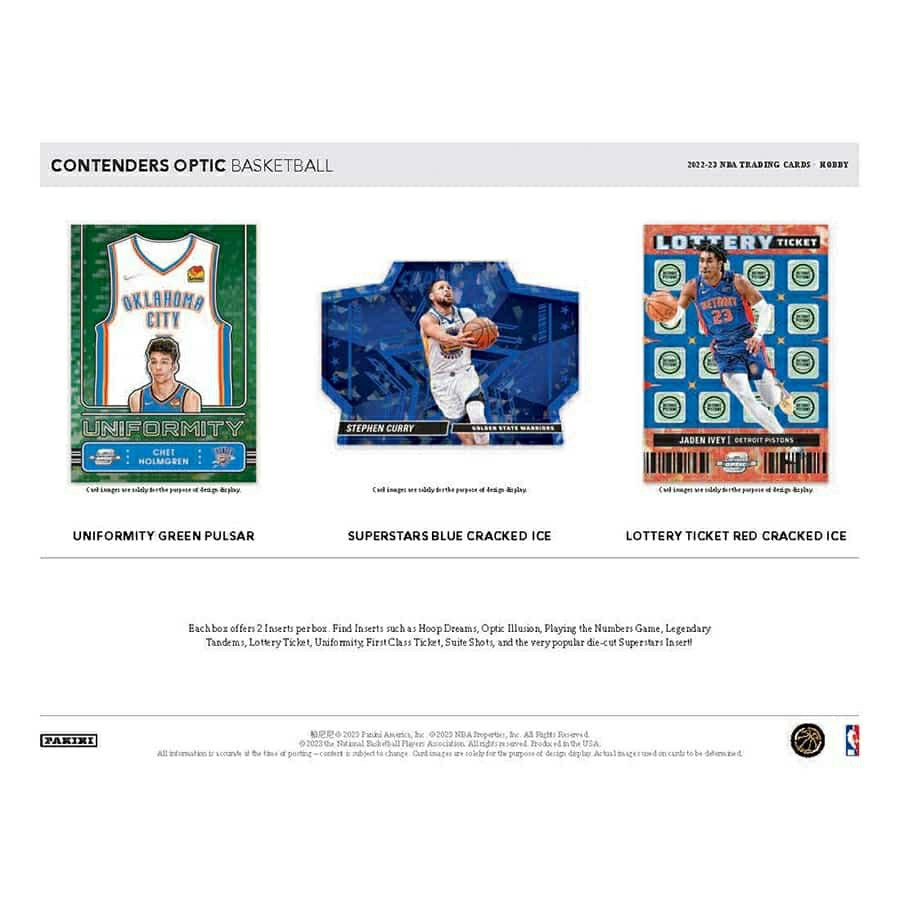 2022/23 Panini Contenders Optic Basketball NBA Hobby Box - Taass US