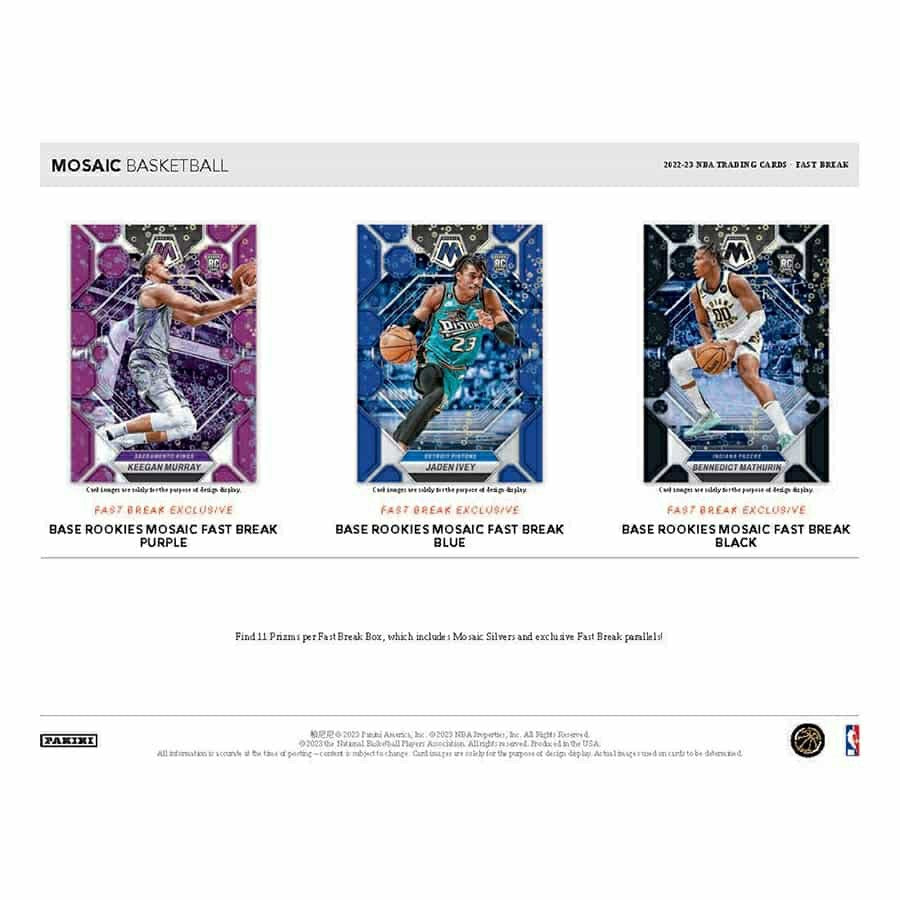 2022/23 Panini Mosaic Basketball NBA Fast Break Pack - Taass sale