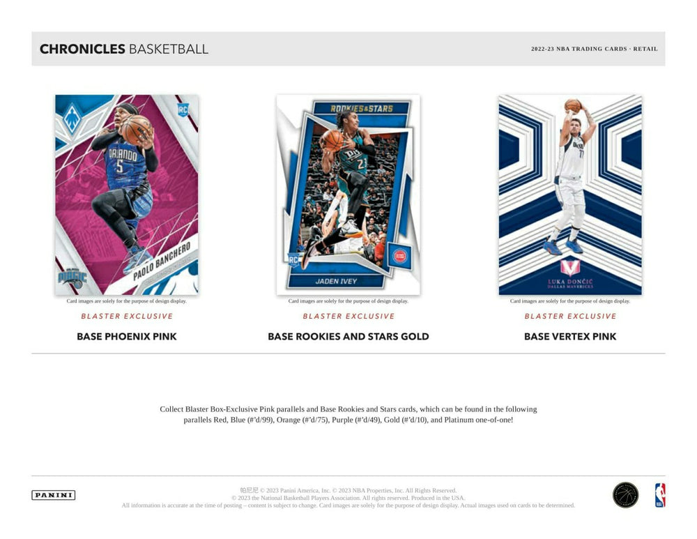 2022/23 Panini Chronicles Basketball NBA Fat-Pack Box - Taass Online
