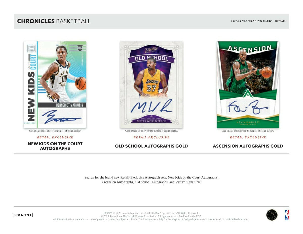 2022/23 Panini Chronicles Basketball NBA Fat-Pack Box - Taass Online