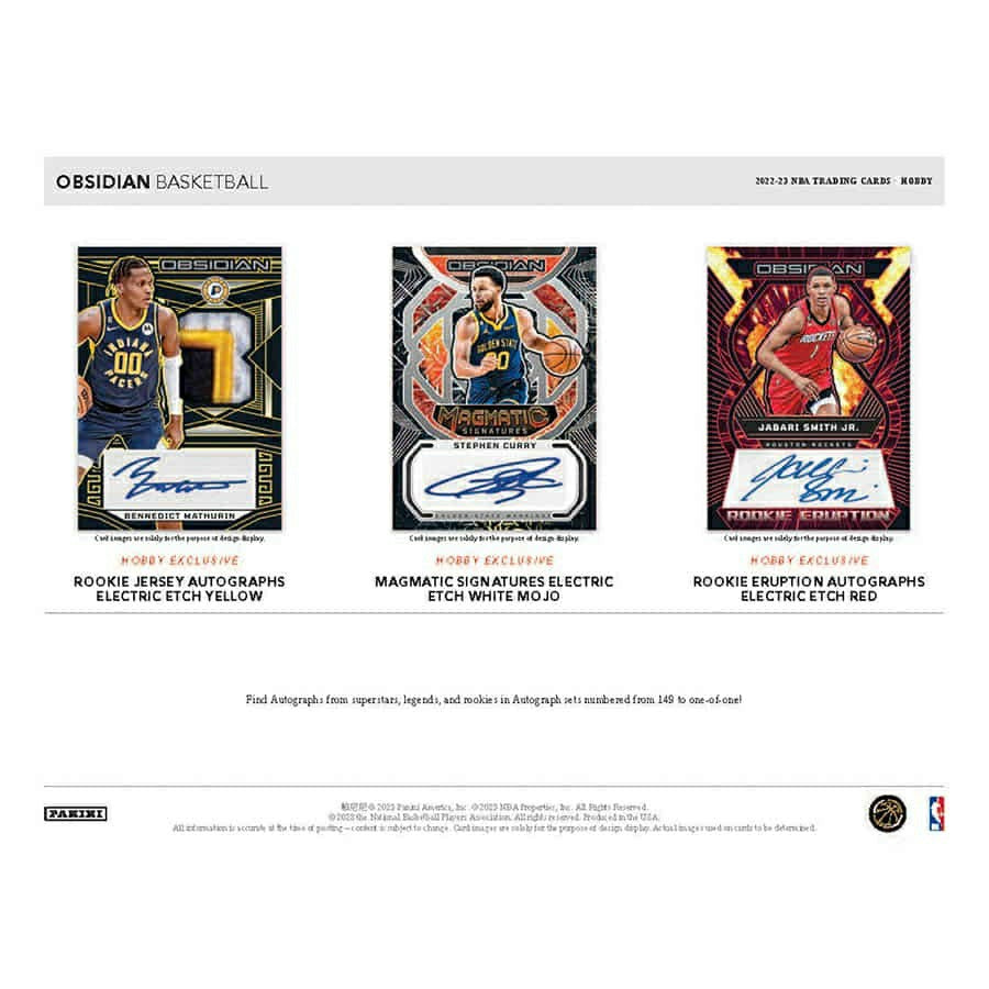 2022/23 Panini Obsidian Basketball NBA Hobby Box - Taass US