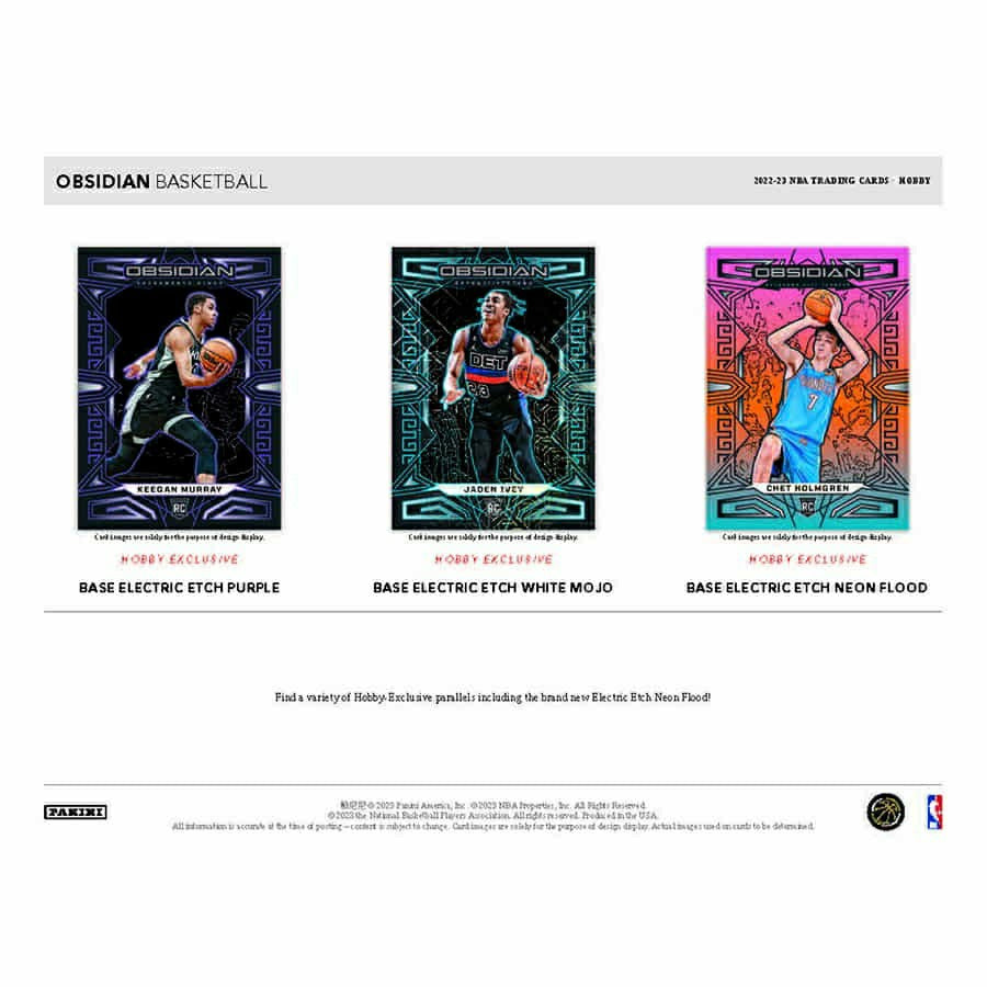 2022/23 Panini Obsidian Basketball NBA Hobby Box - Taass US