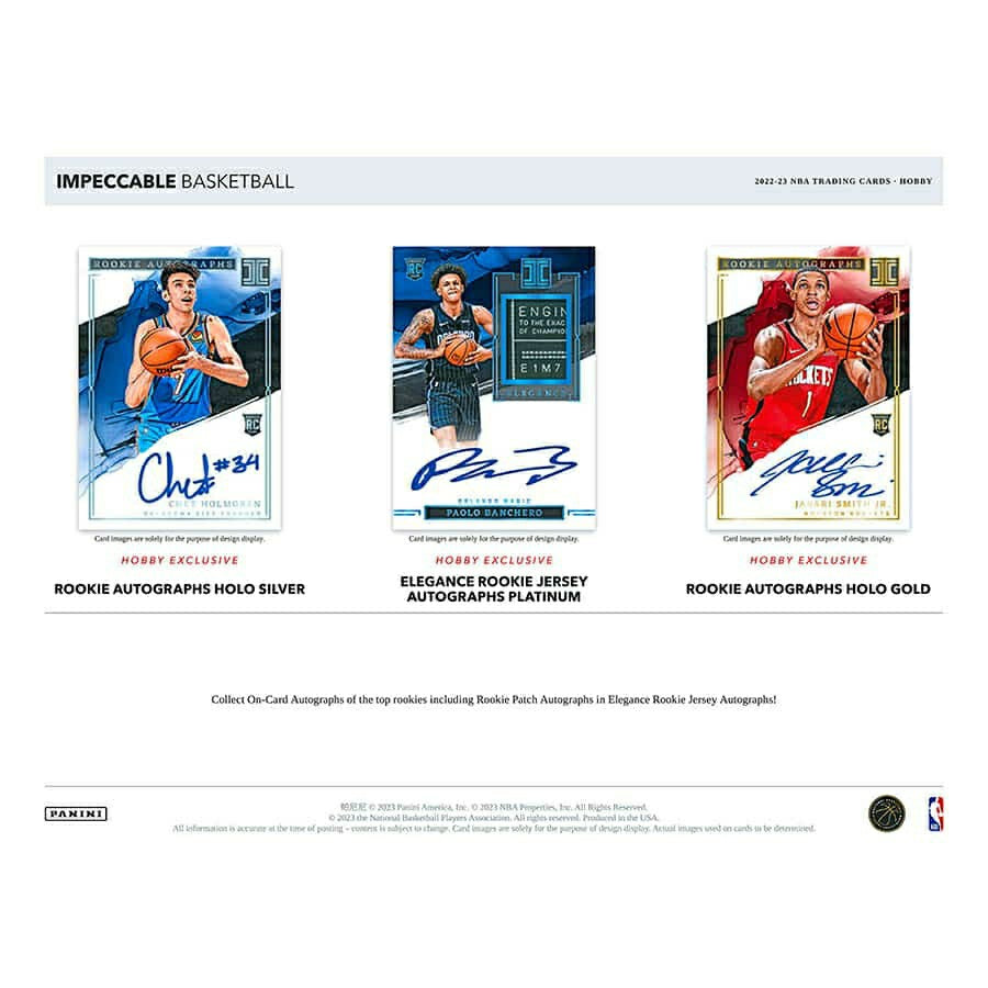 2022/23 Panini Impeccable Basketball NBA Hobby Box - Taass Online