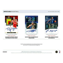 2022/23 Panini Impeccable Basketball NBA Hobby Box - Taass Online