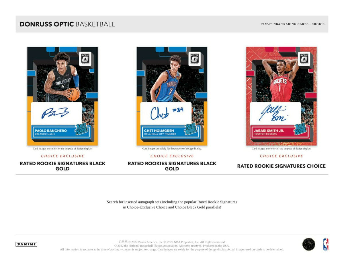 2022/23 Panini Donruss Optic Basketball NBA Choice Box - Taass discount