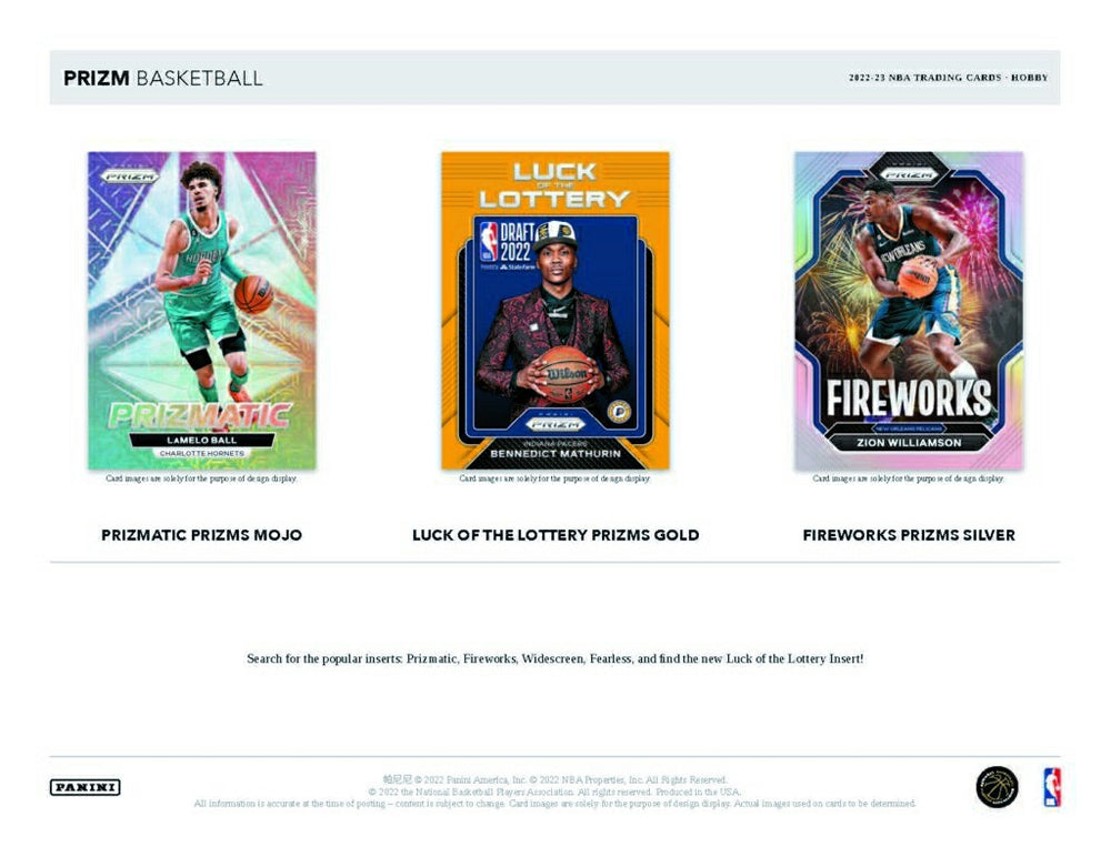 2022/23 Panini Prizm Basketball NBA Hobby Box - Taass US