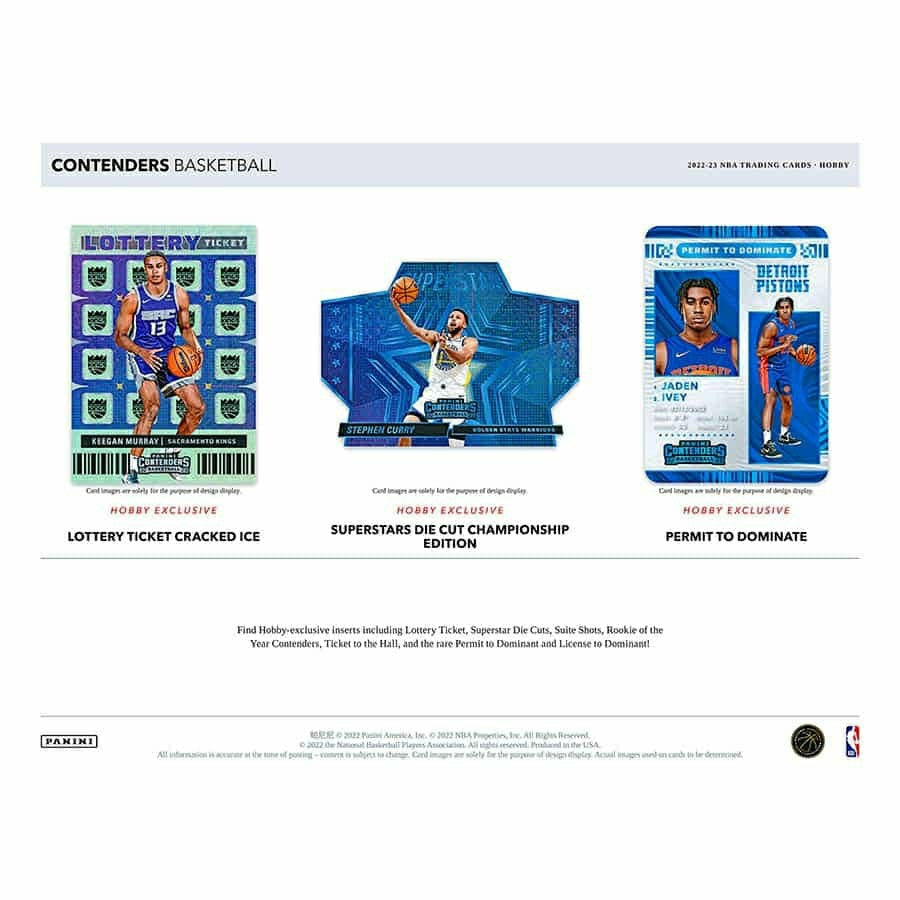 2022/23 Panini Contenders Basketball NBA Hobby Box - Taass on sale