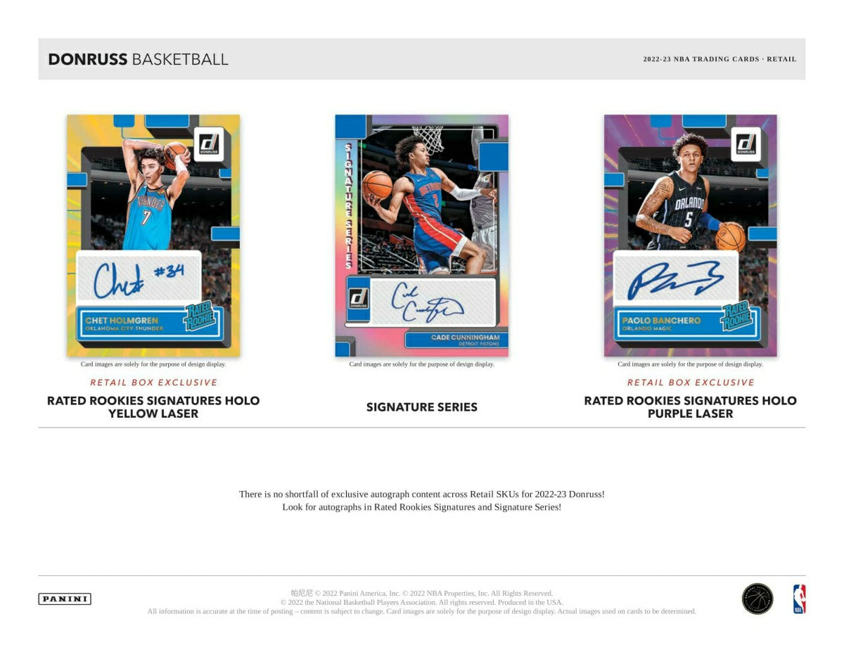 2022/23 Panini Donruss Basketball NBA Blaster Box - Taass Online