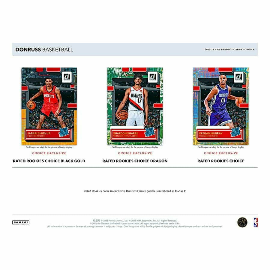 2022/23 Panini Donruss Choice Basketball NBA Hobby Box - Taass outlet