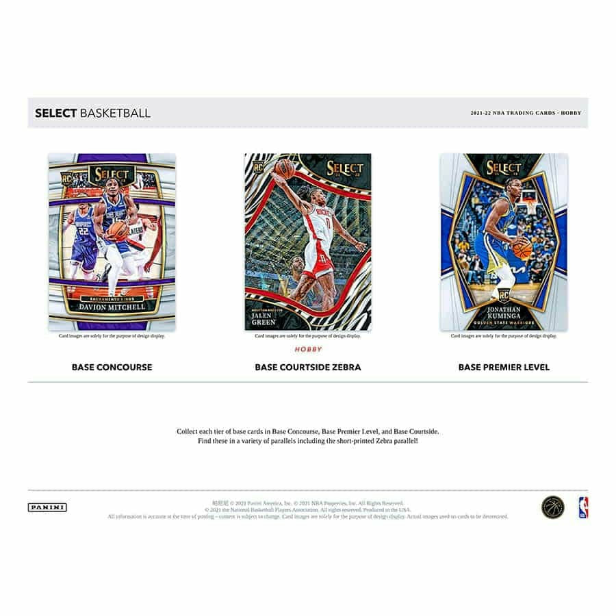 2021/22 Panini Select Basketball NBA Hobby Box - Taass sale