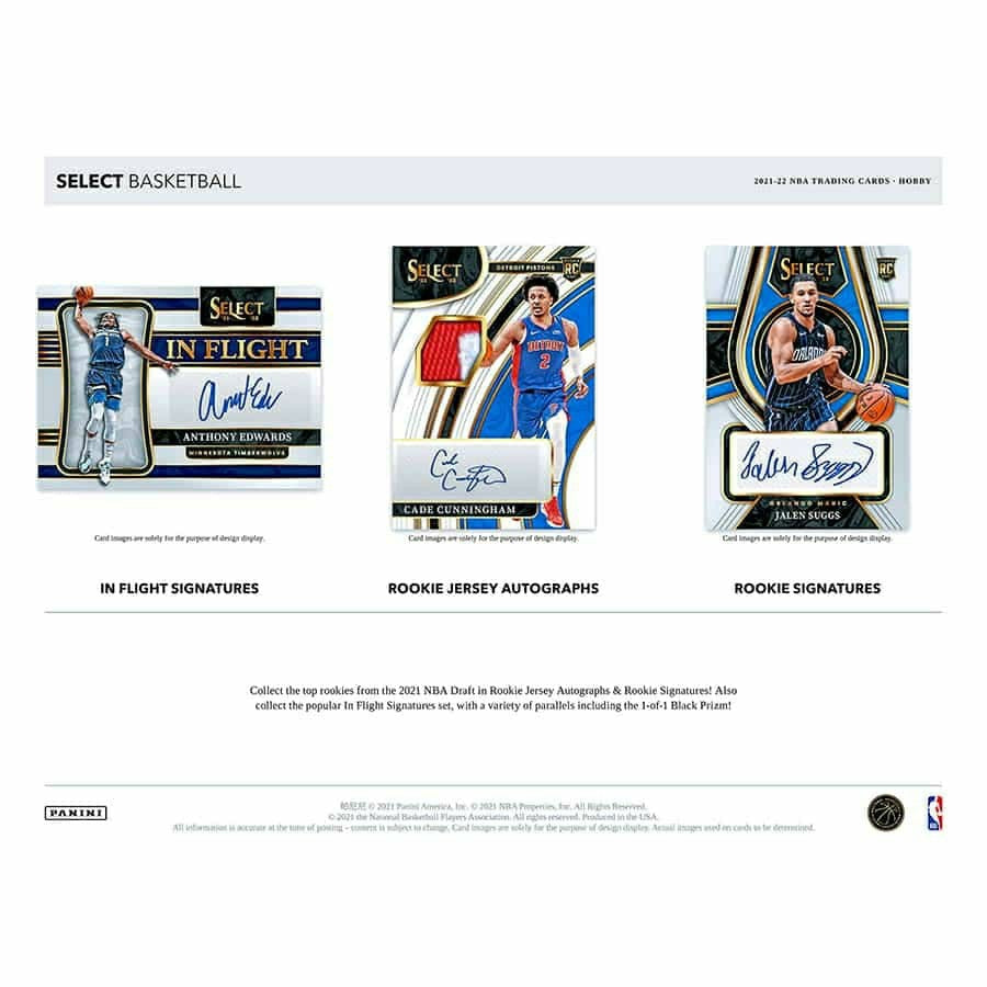 2021/22 Panini Select Basketball NBA Hobby Box - Taass sale