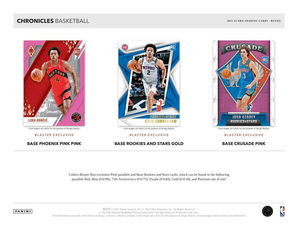 2021/22 Panini Chronicles Basketball NBA Hanger Pack - Taass discount