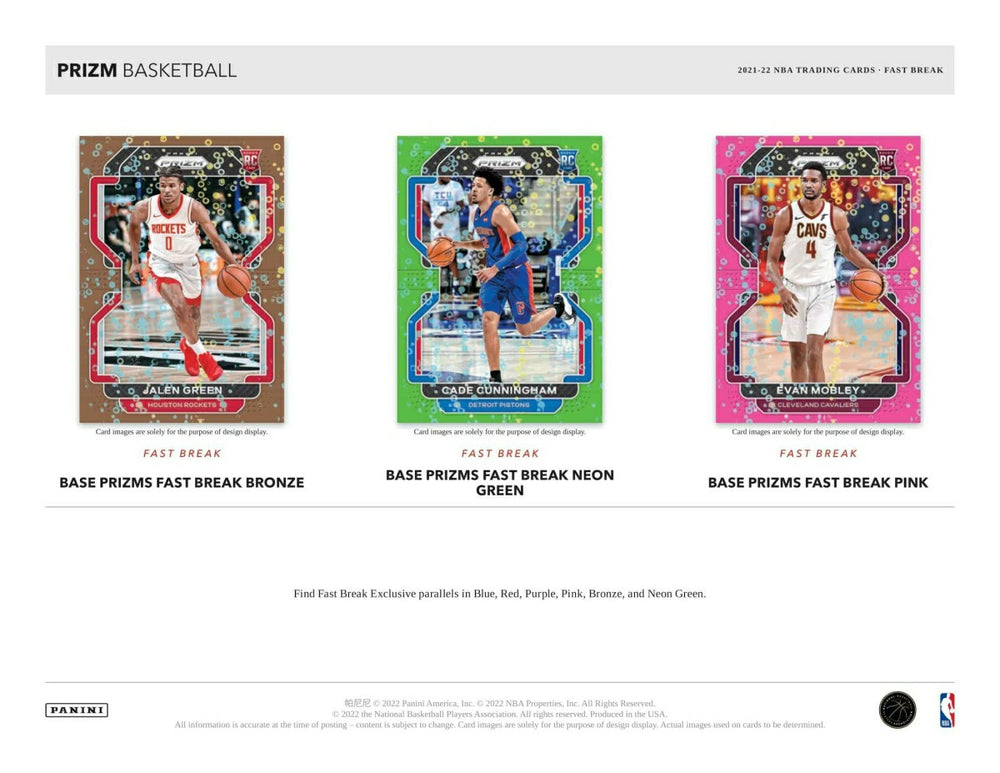 2021/22 Panini Prizm Fast Break NBA Basketball Box - Taass on sale
