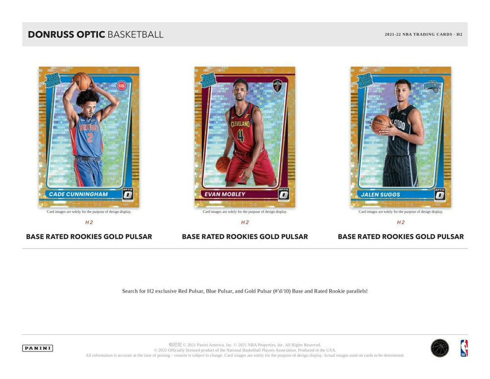 2021/22 Panini Donruss Optic H2 Basketball NBA Box - Taass sale