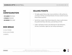 2021/22 Panini Donruss Optic H2 Basketball NBA Box - Taass sale