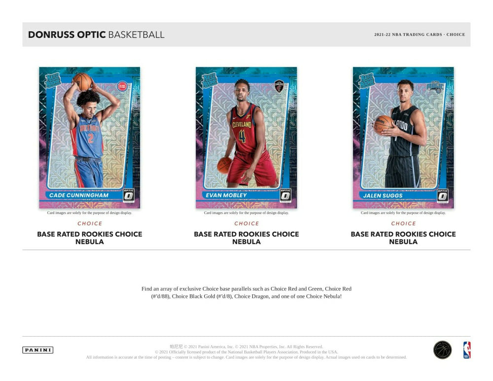 2021/22 Panini Donruss Optic Choice Basketball NBA Box - Taass Online