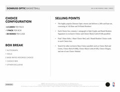 2021/22 Panini Donruss Optic Choice Basketball NBA Box - Taass Online