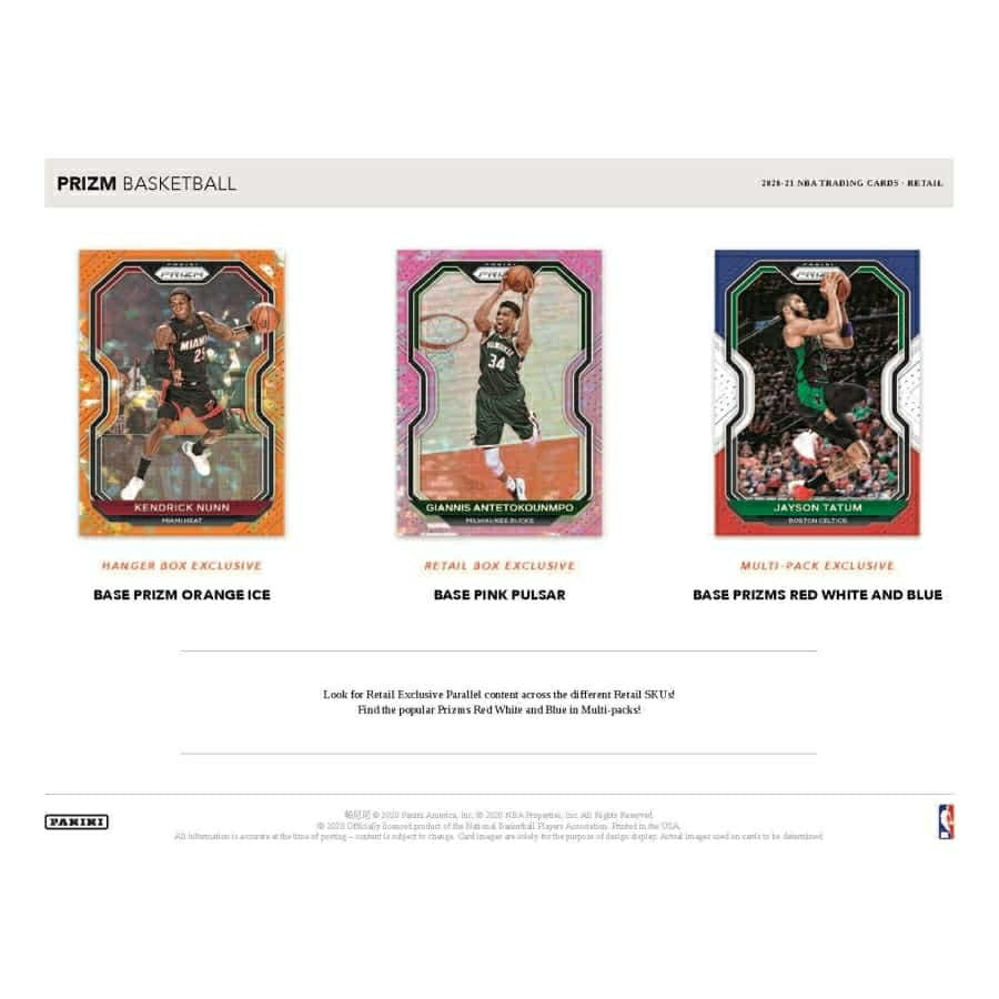 2020/21 Panini Prizm Basketball NBA Retail Box - Taass US