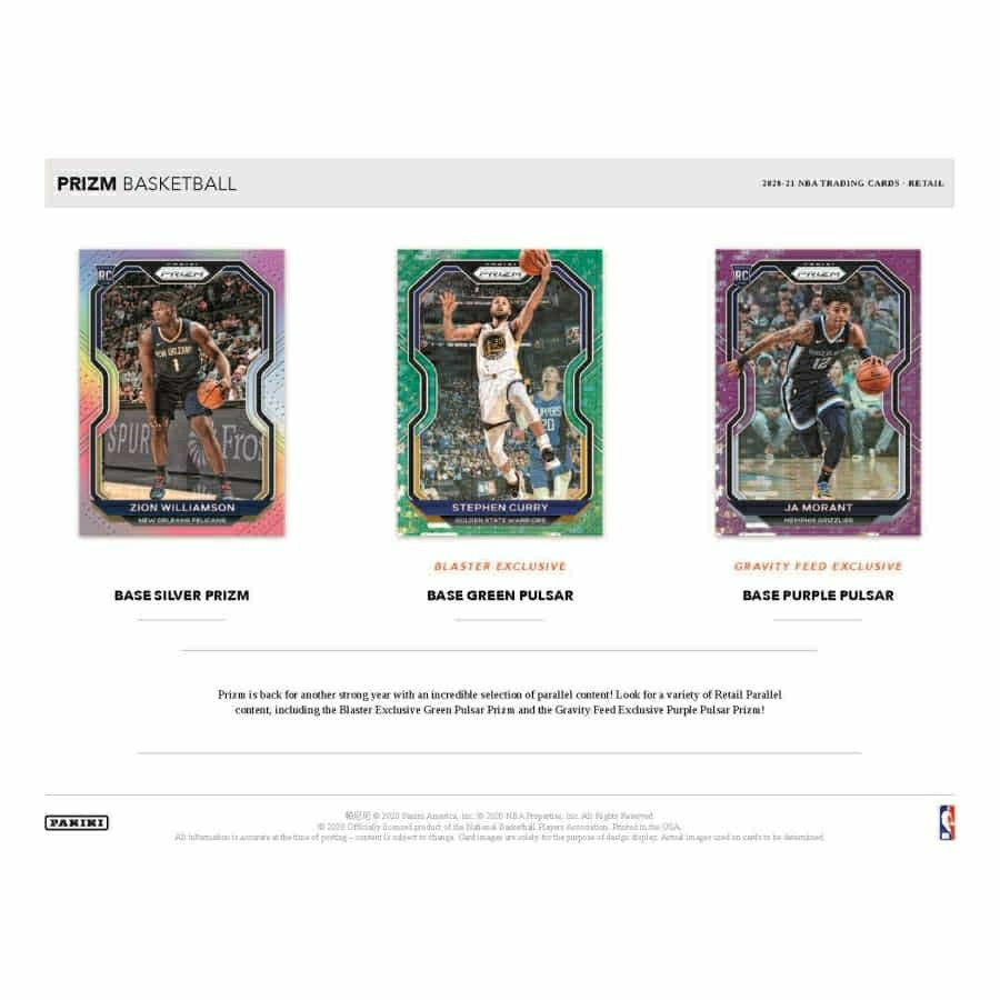 2020/21 Panini Prizm Basketball NBA Retail Box - Taass US