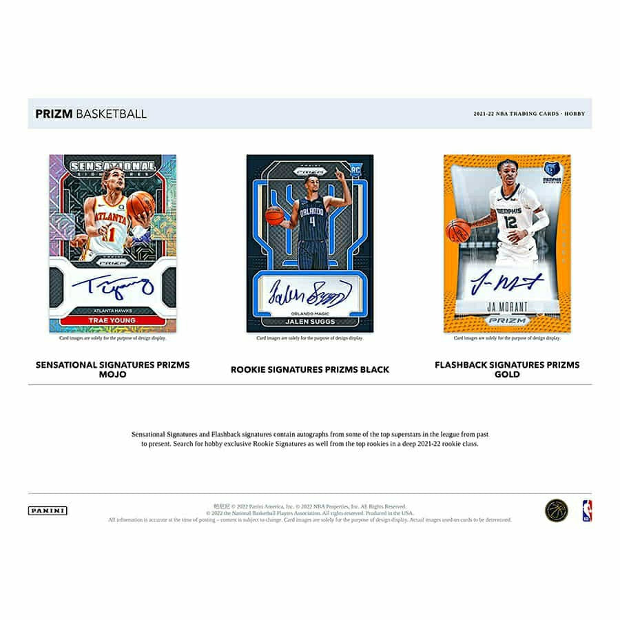 2021/22 Panini Prizm NBA Basketball Hobby Box - Taass discount