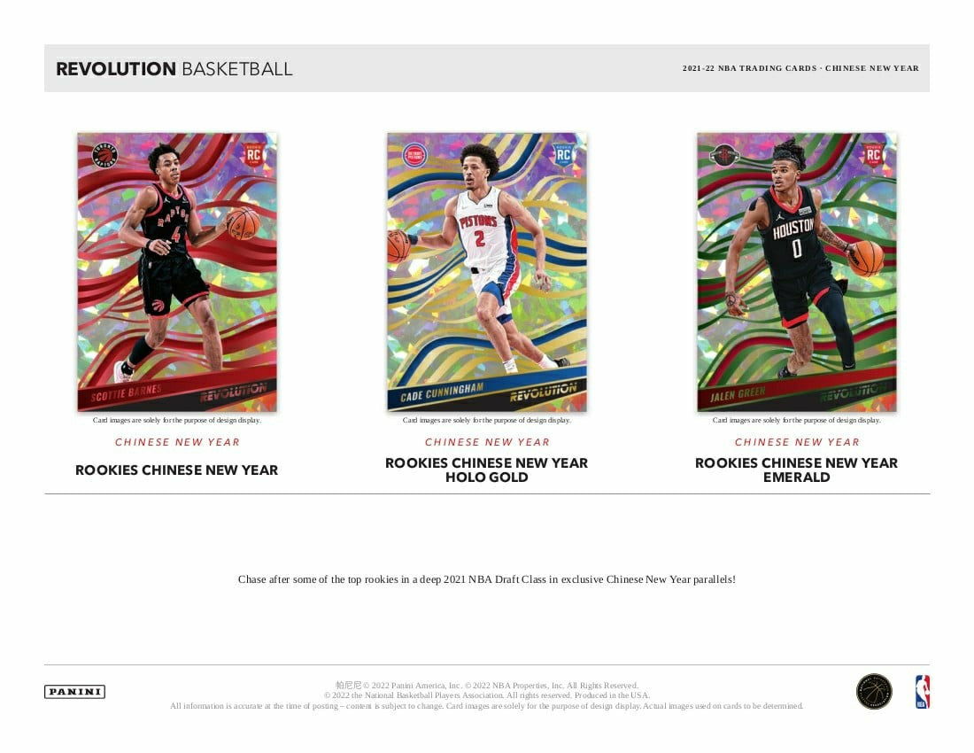 2021/22 Panini Revolution Basketball Chinese New Year Box NBA - Taass Online