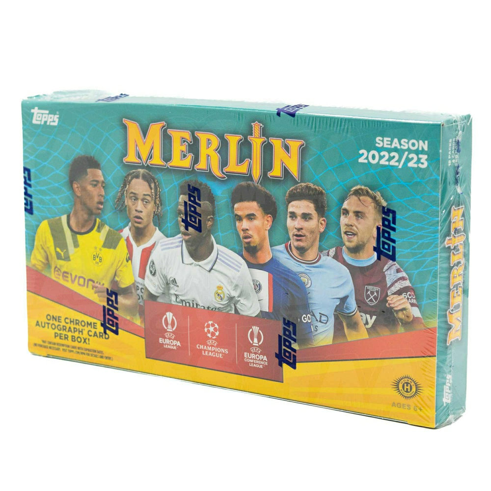 2022/23 Topps Merlin Chrome UEFA Club Competitions Soccer Hobby Box - Taass US
