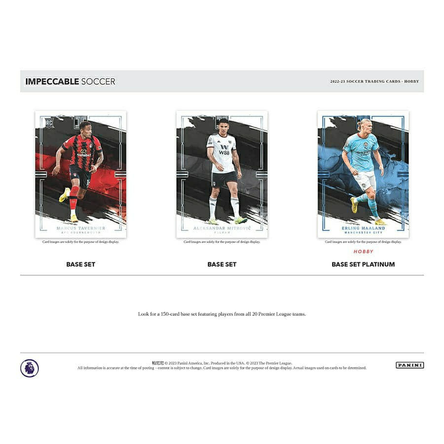 2022/23 Panini Impeccable  Premier League Soccer EPL Hobby Box - Taass for sale