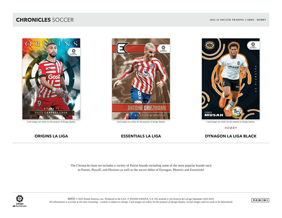 2022/23 Panini Chronicles Soccer Hobby Box - Taass discount