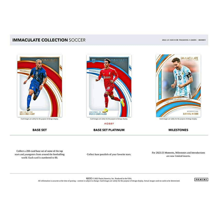 2022/23 Panini Immaculate Soccer Hobby Box - Taass US