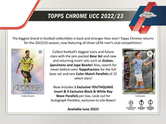2022/23 Topps Chrome UEFA Club Competitions Soccer Lite Box - Taass on sale