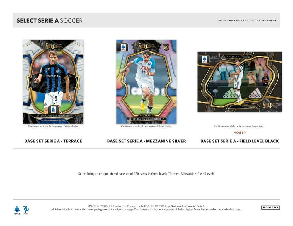 2022/23 Panini Select Serie A  Soccer Hobby Box - Taass for sale